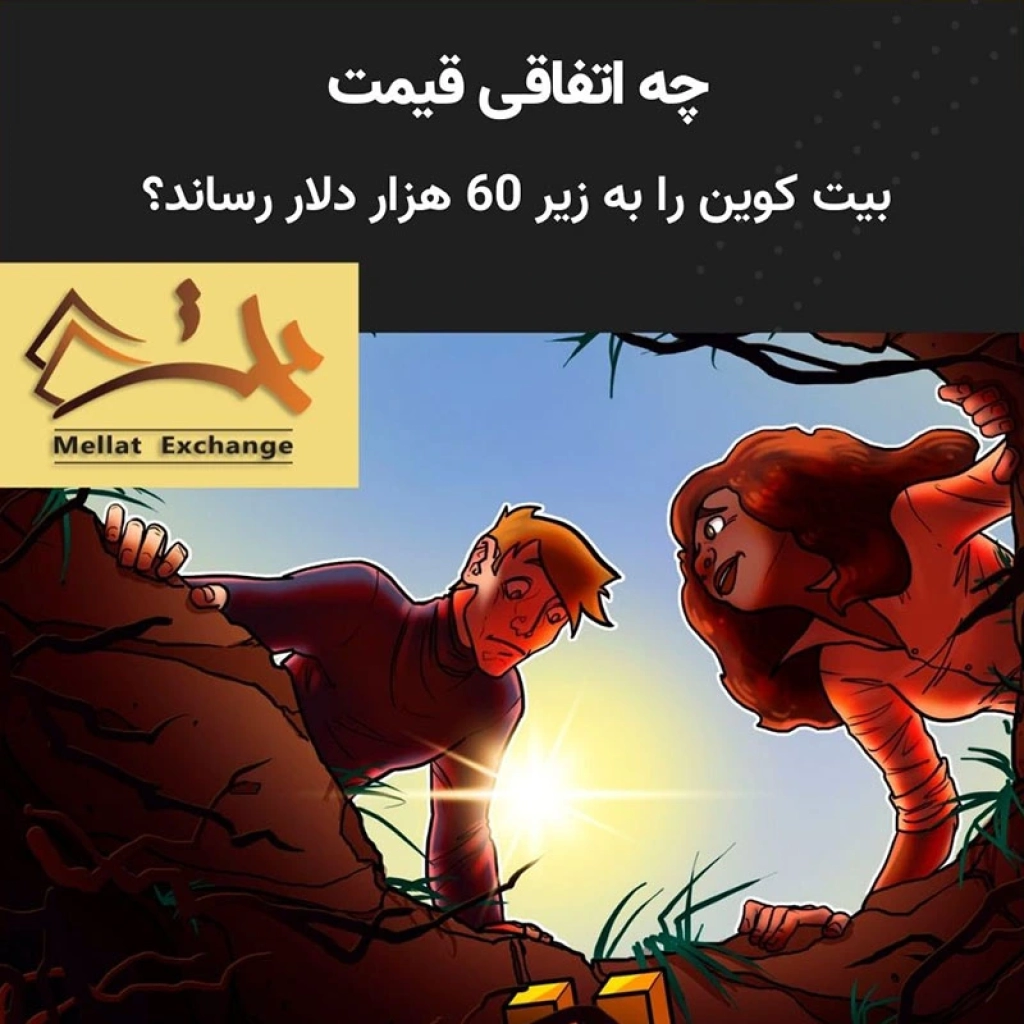 چه اتفاقی قیمت بیت کوین را به زیر 60 هزار دلار رساند؟