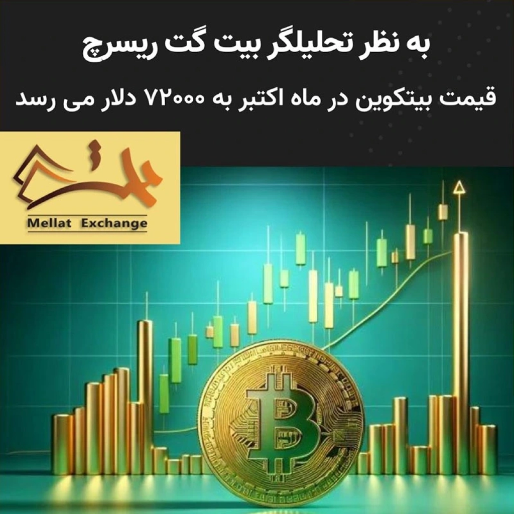 به نظر تحلیلگر بیت گت ریسرچ، قیمت بیت کوین در ماه اکتبر به ۷۲۰۰۰ دلار می رسد